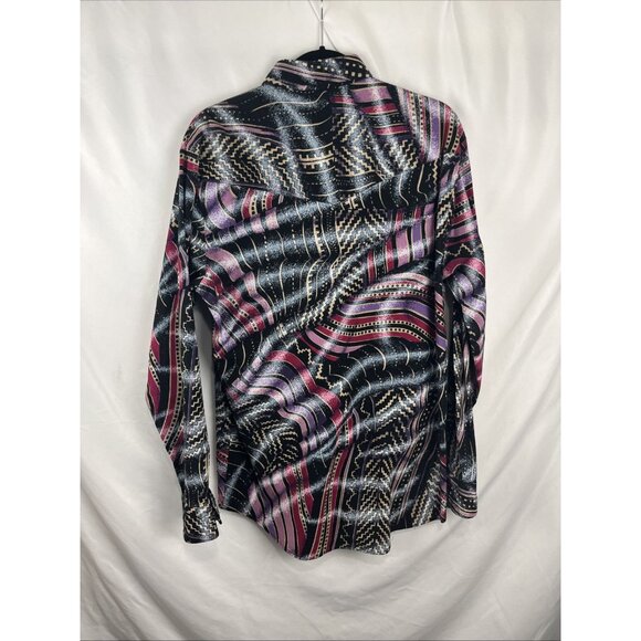 Roper Rodeo Multi-Colour & Patterned Western Cowboy Men's Size Large - Picture 5 of 8